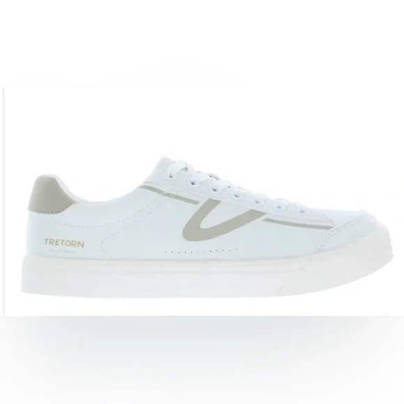 Tretorn Women’s White & Gray Sneakers size 7.5 NEW!! - Picture 4 of 9